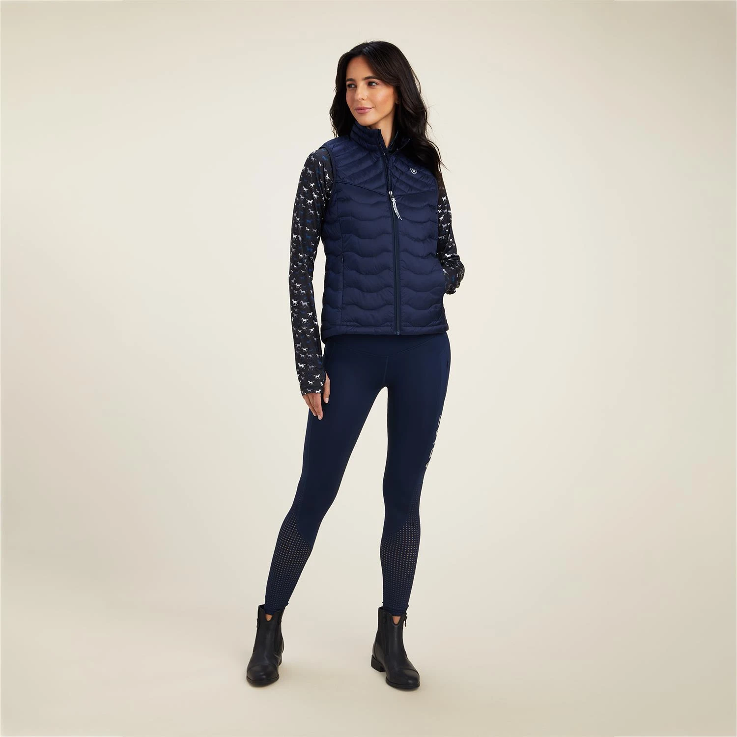 Bodywarmer Ariat Ideal Down Blauw 10 Bodywarmer Ariat Ideal Down Blauw - Afbeelding 8