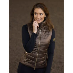 Bodywarmer Equestrian Stockholm Champagne Middenbruin -Stijlvolle Ruiter bodywarmer equestrian stockholm champagne middenbruin 1500x1500 181328