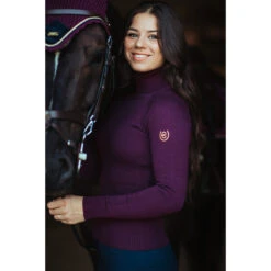 Coltrui Equestrian Stockholm Purple Gold Paars -Stijlvolle Ruiter coltrui equestrian stockholm purple gold paars 1500x1500 153406