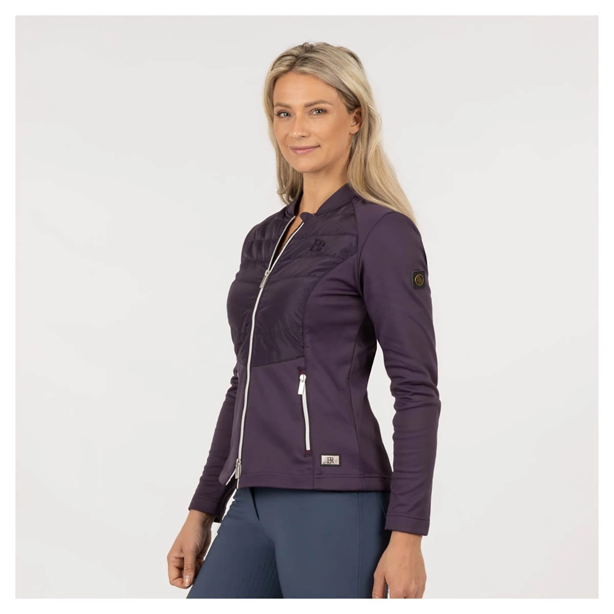 Jas BR Carlijn Paars 5 Jas BR Carlijn Paars - Afbeelding 3