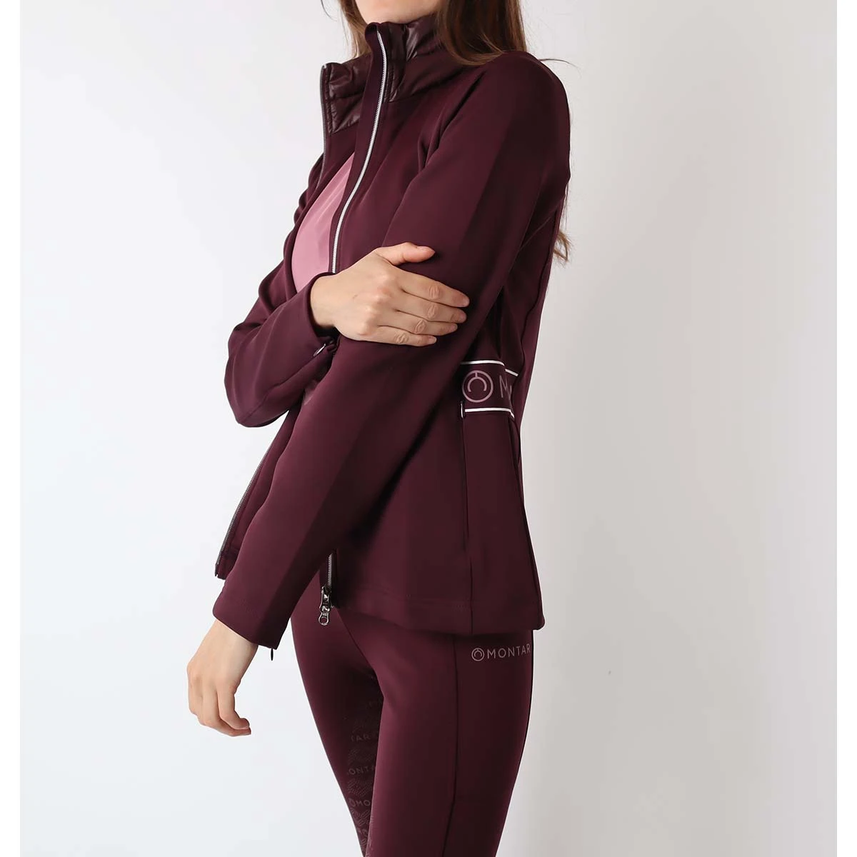 Jas Montar Mckinley Viv Softshell Donkerrood 8 Jas Montar Mckinley Viv Softshell Donkerrood - Afbeelding 6