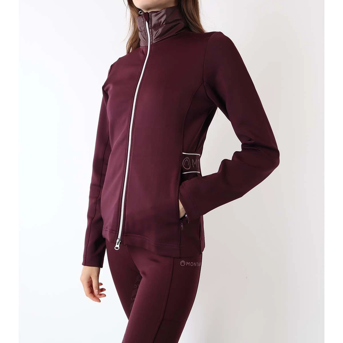 Jas Montar Mckinley Viv Softshell Donkerrood 7 Jas Montar Mckinley Viv Softshell Donkerrood - Afbeelding 5