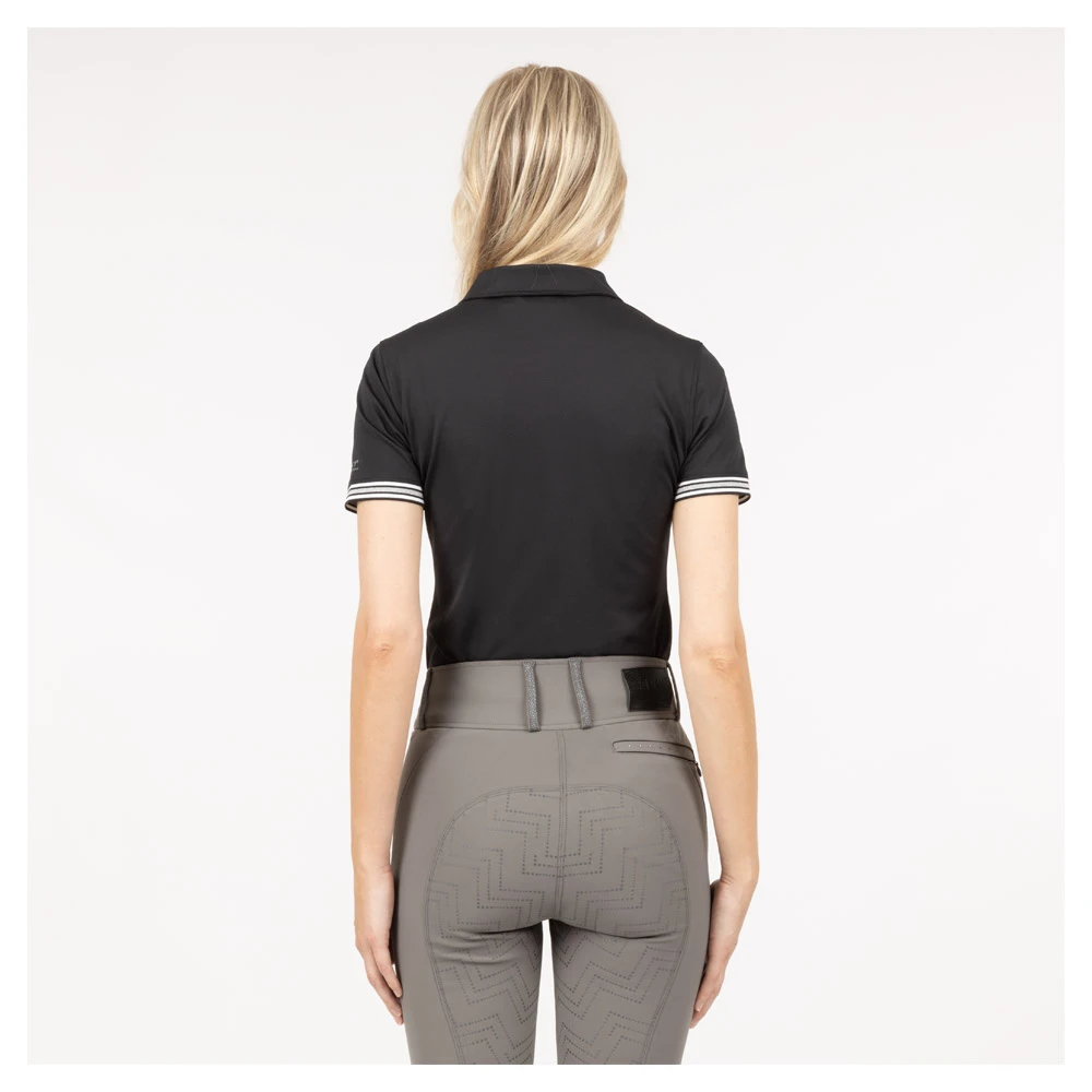 Polo Anky Short Sleeve Zwart 6 Polo Anky Short Sleeve Zwart - Afbeelding 4