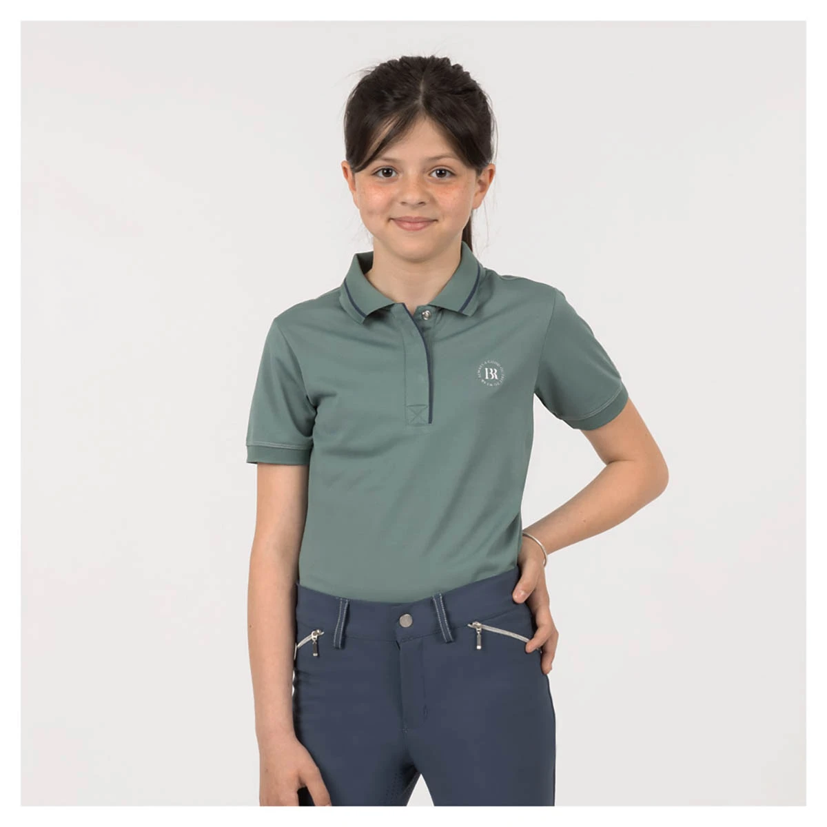 Polo BR 4-EH Chelsy Kids Lichtgroen 5 Polo BR 4-EH Chelsy Kids Lichtgroen - Afbeelding 3