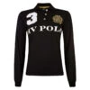Polo HV POLO Favouritas Eq Long Sleeve Kids Zwart -Stijlvolle Ruiter polo hv polo favouritas eq long sleeve kids zwart 1500x1500 146370