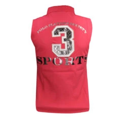 Polo HV POLO Favouritas Luxury Mouwloos Rood -Stijlvolle Ruiter polo hv polo favouritas luxury mouwloos rood 1500x1500 128290