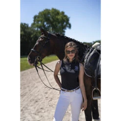 Polo HV POLO Favouritas Tech Mouwloos Zwart -Stijlvolle Ruiter polo hv polo favouritas tech mouwloos zwart 1500x1500 127106