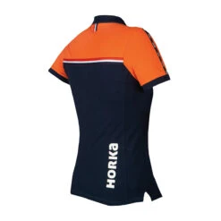 Polo KNHS Kids Donkerblauw-oranje -Stijlvolle Ruiter polo knhs kids donkerblauw oranje 1500x1500 180843