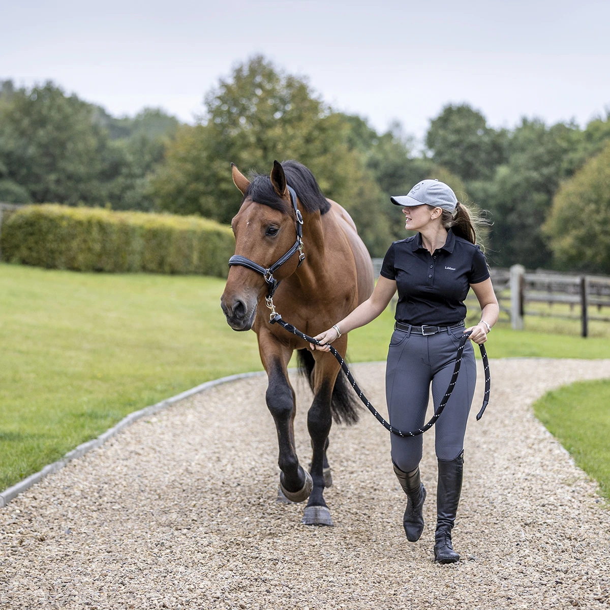 Polo LeMieux Elite Zwart 6 Polo LeMieux Elite Zwart - Afbeelding 4