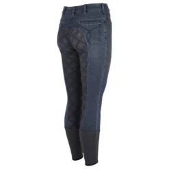 Rijbroek Accademia Italiana Denim Gold Siliconen Denim -Stijlvolle Ruiter rijbroek accademia italiana denim gold siliconen denim 1500x1500 103392