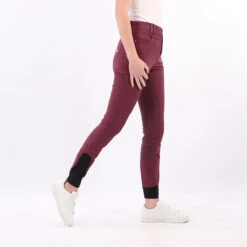 Rijbroek BR 4-EH Seth Full Grip Kids Donkerrood -Stijlvolle Ruiter rijbroek br 4 eh seth full grip kids donkerrood 1500x1500 136243