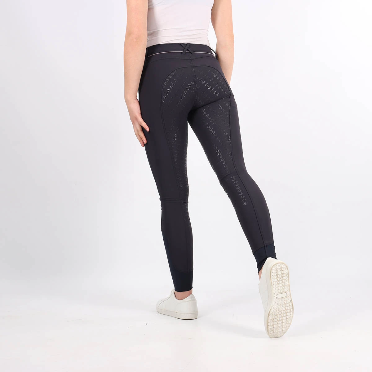 Rijbroek Covalliero Full Grip Donkerblauw 5 Rijbroek Covalliero Full Grip Donkerblauw - Afbeelding 3