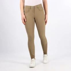 Rijbroek Covalliero Full Grip Middengroen