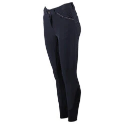 Rijbroek Easy Rider Elodie Diamond Kids Siliconen Donkerblauw -Stijlvolle Ruiter rijbroek easy rider elodie diamond kids siliconen donkerblauw 1500x1500 98616