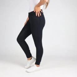 Rijbroek Easy Rider Elodie Diamond Siliconen Donkerblauw -Stijlvolle Ruiter rijbroek easy rider elodie diamond siliconen donkerblauw 1500x1500 98600