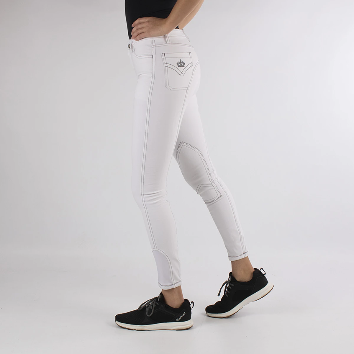 Rijbroek Epplejeck Andria Kids Wit 5 Rijbroek Epplejeck Andria Kids Wit - Afbeelding 3