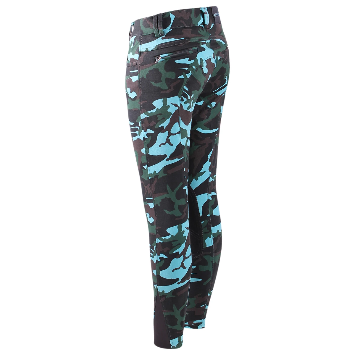 Rijbroek Epplejeck Army Kids Groen-blauw 3 Rijbroek Epplejeck Army Kids Groen-blauw