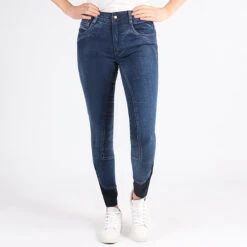 Rijbroek Epplejeck Emma Kids Siliconen Denim -Stijlvolle Ruiter rijbroek epplejeck emma kids siliconen denim 1500x1500 98227
