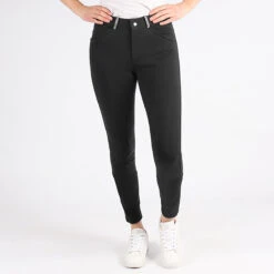 Rijbroek Epplejeck Glam Kids Siliconen Zwart -Stijlvolle Ruiter rijbroek epplejeck glam kids siliconen zwart 1500x1500 119289