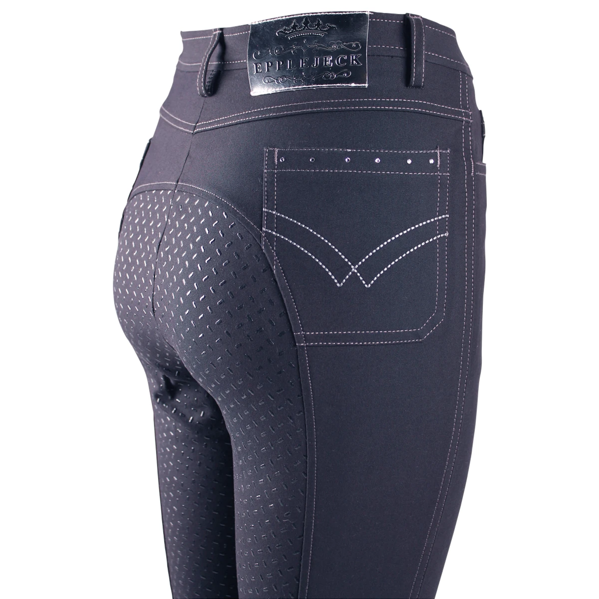 Rijbroek Epplejeck Sparkle Full Grip Donkerblauw 7 Rijbroek Epplejeck Sparkle Full Grip Donkerblauw - Afbeelding 5