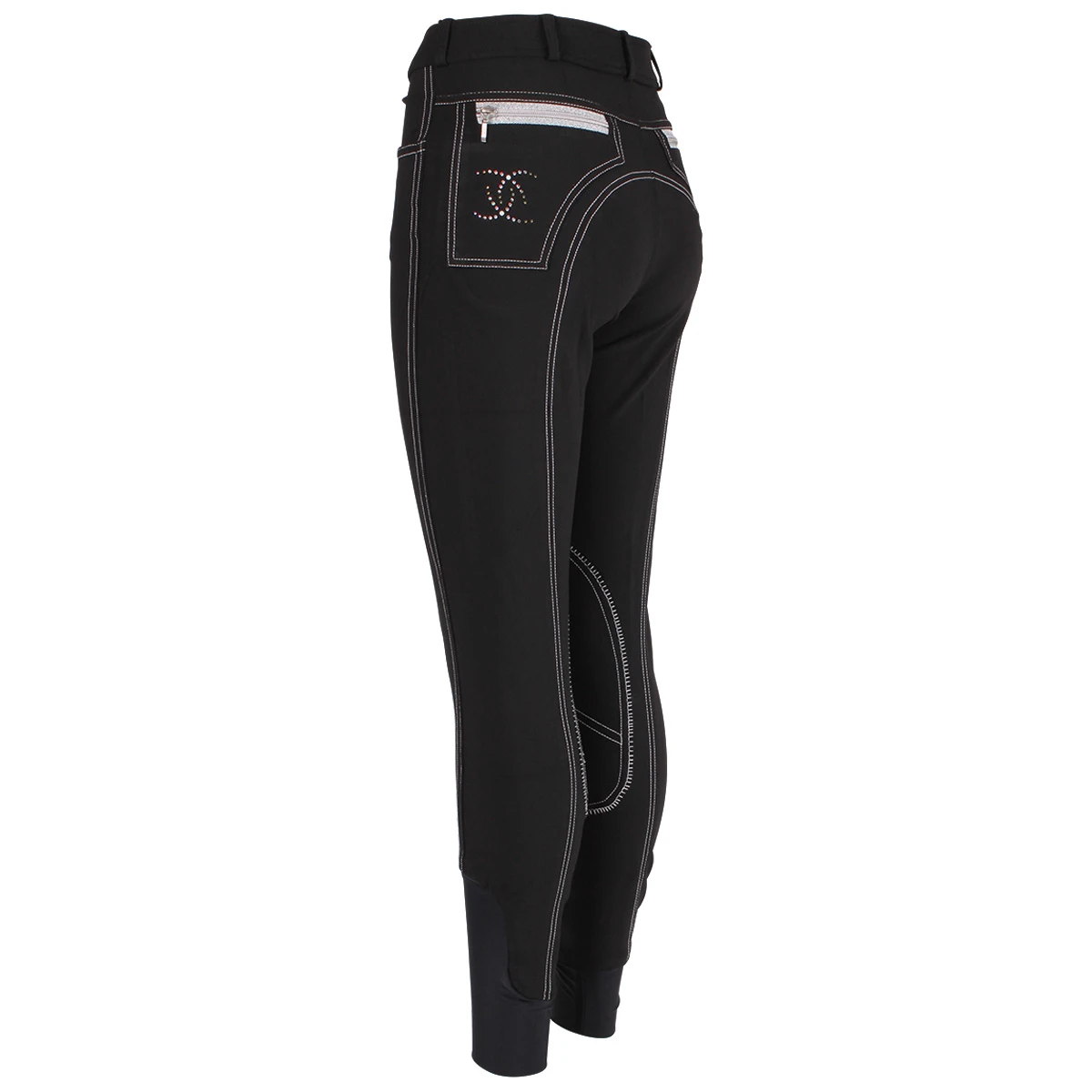 Rijbroek Epplejeck Yucatan Zwart 3 Rijbroek Epplejeck Yucatan Zwart