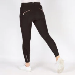 Rijbroek Equithème Kenya Knie Grip Bruin