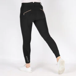 Rijbroek Equithème Kenya Knie Grip Zwart