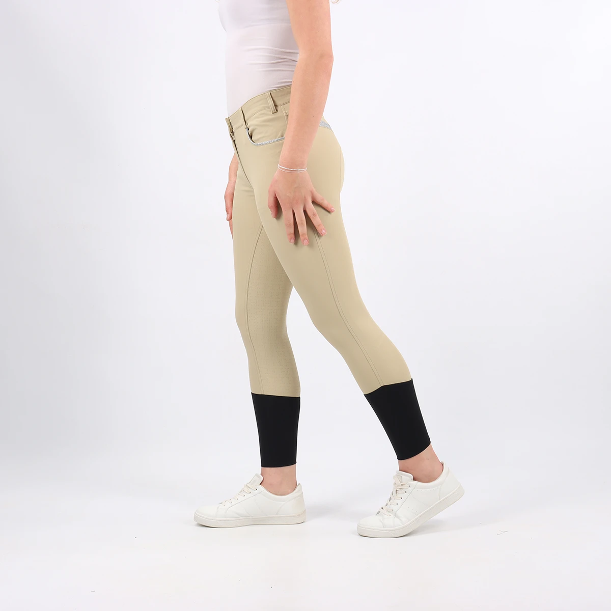 Rijbroek Harcour Vogue Full Grip Lichtbruin 3 Rijbroek Harcour Vogue Full Grip Lichtbruin