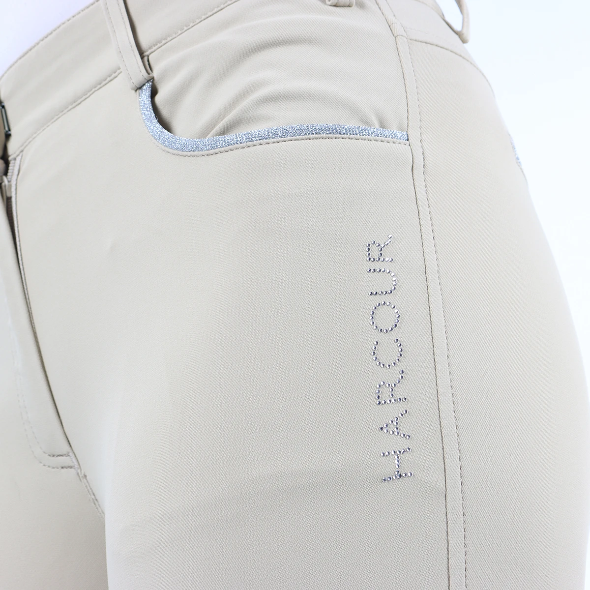 Rijbroek Harcour Vogue Full Grip Lichtbruin 6 Rijbroek Harcour Vogue Full Grip Lichtbruin - Afbeelding 4