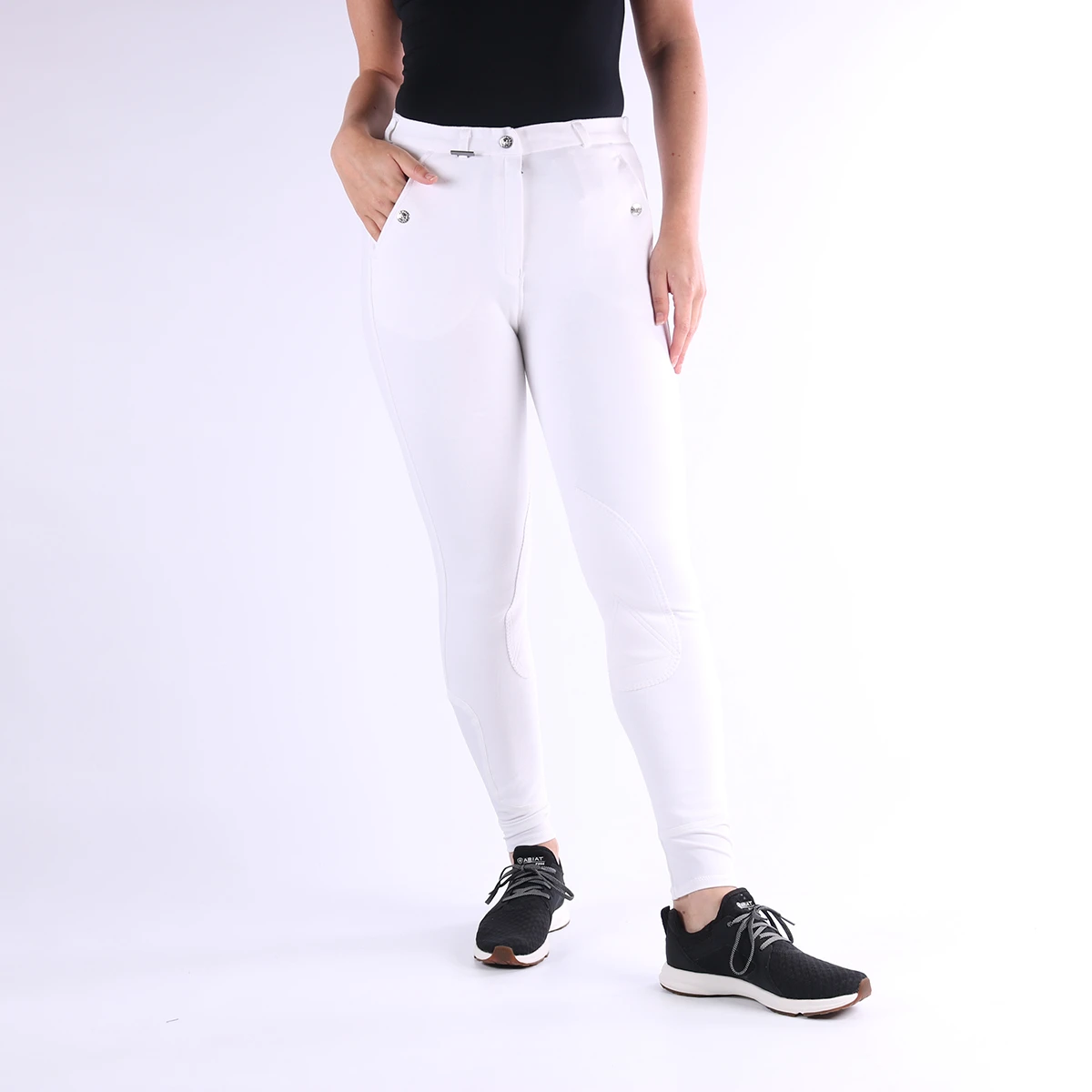 Rijbroek Harry's Horse Beijing Wit 4 Rijbroek Harry's Horse Beijing Wit - Afbeelding 2