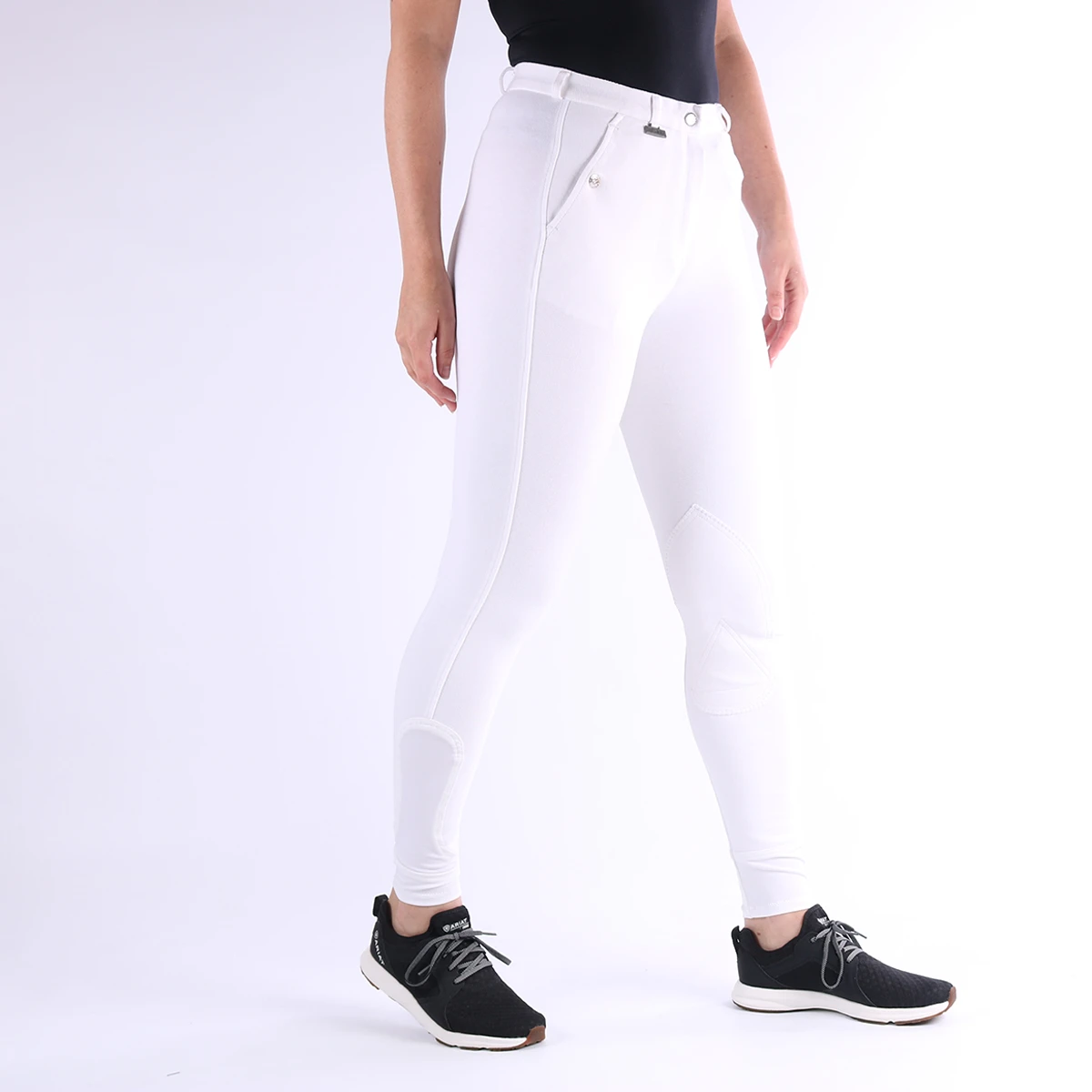 Rijbroek Harry's Horse Beijing Wit 5 Rijbroek Harry's Horse Beijing Wit - Afbeelding 3