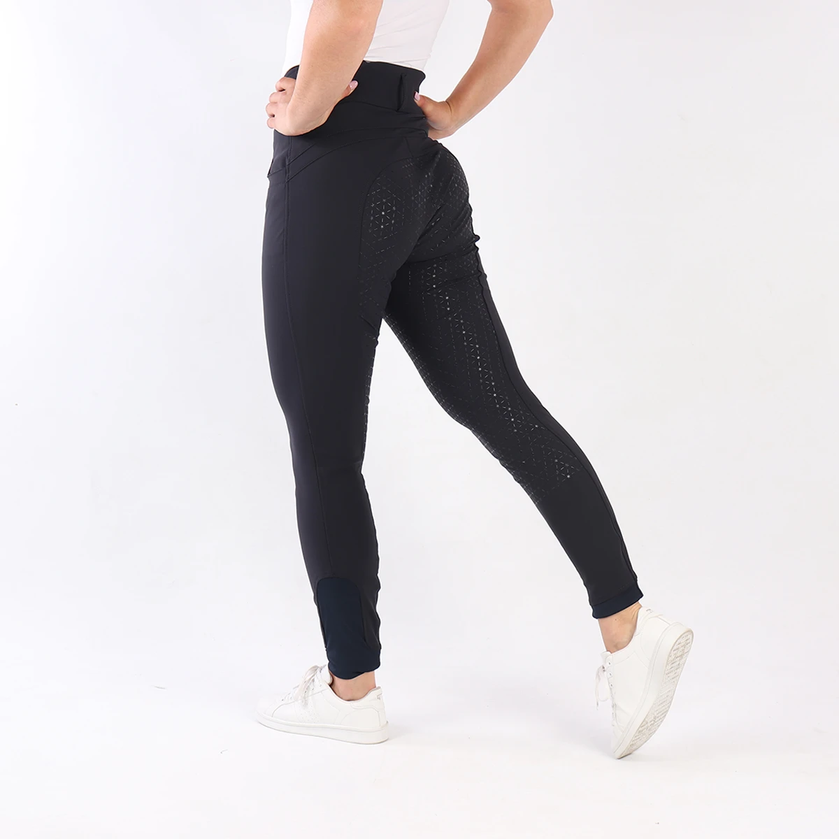 Rijbroek Harry's Horse Malagna Full Grip Donkergrijs 3 Rijbroek Harry's Horse Malagna Full Grip Donkergrijs