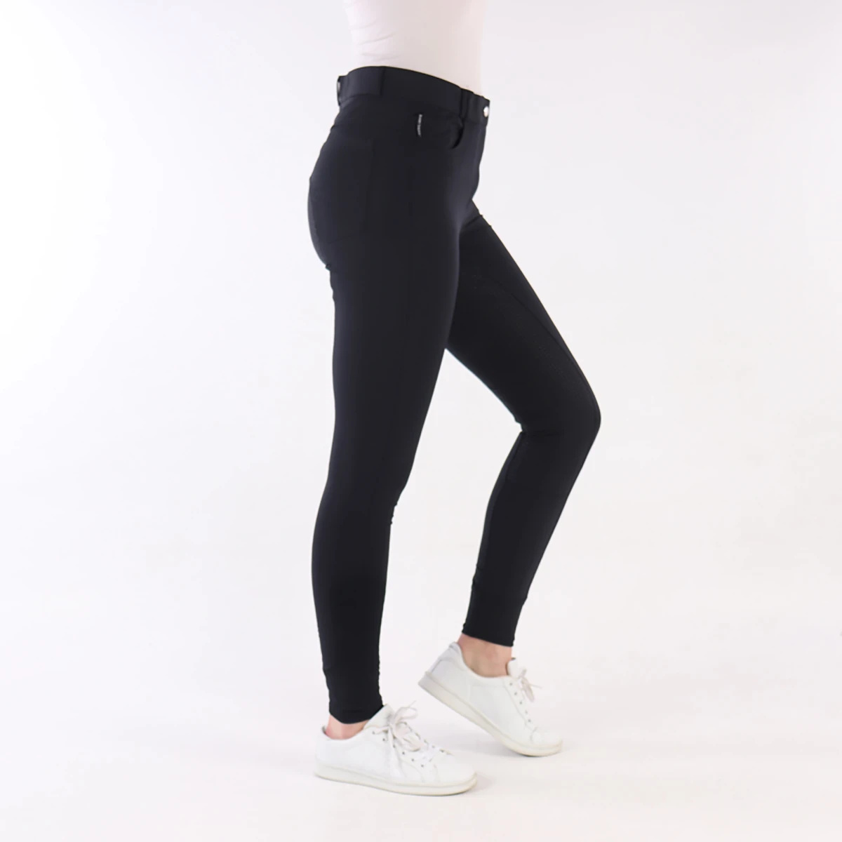 Rijbroek Harry's Horse Redwood Full Grip Donkerblauw 5 Rijbroek Harry's Horse Redwood Full Grip Donkerblauw - Afbeelding 3