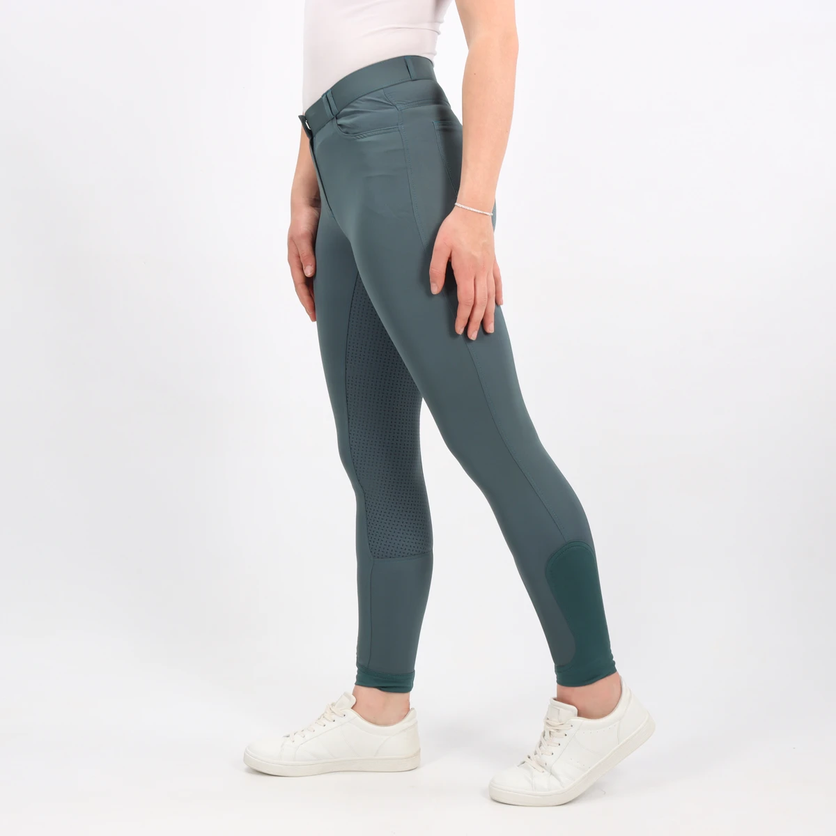 Rijbroek Harry's Horse Redwood Full Grip Lichtblauw 5 Rijbroek Harry's Horse Redwood Full Grip Lichtblauw - Afbeelding 3