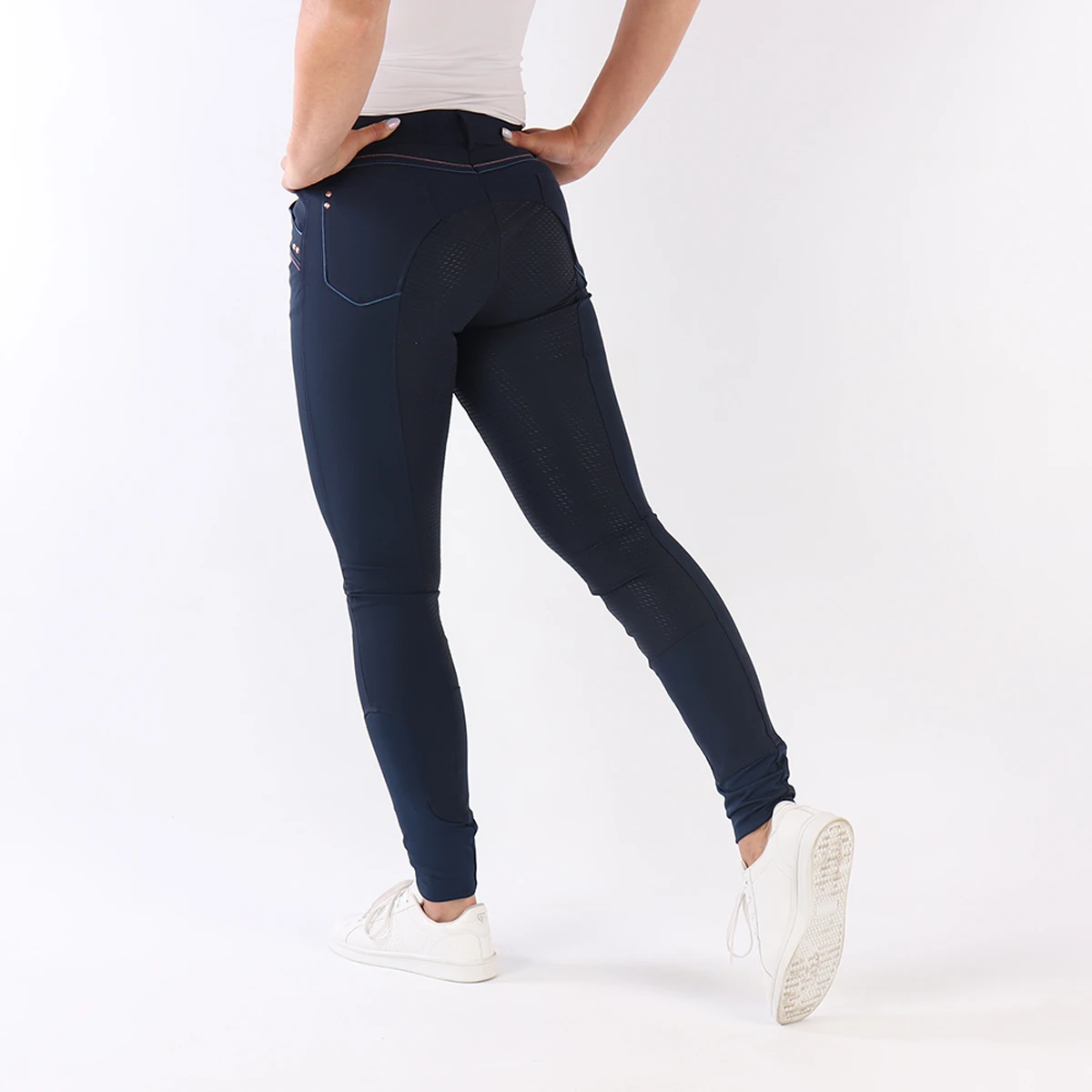 Rijbroek Harry's Horse Tallinn Full Grip Blauw 3 Rijbroek Harry's Horse Tallinn Full Grip Blauw