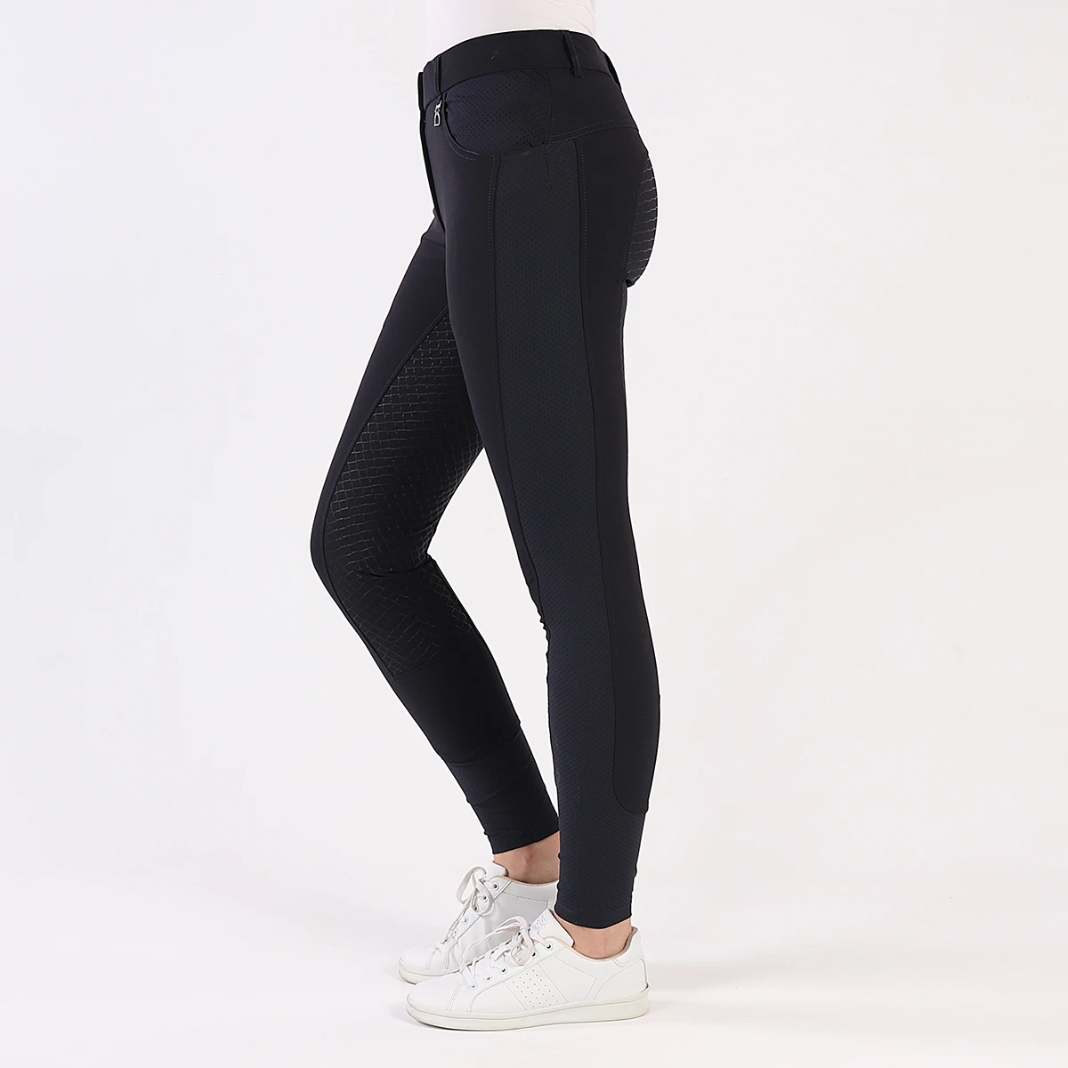 Rijbroek Horze Saphira Limited Edition Full Grip Donkerblauw 5 Rijbroek Horze Saphira Limited Edition Full Grip Donkerblauw - Afbeelding 3