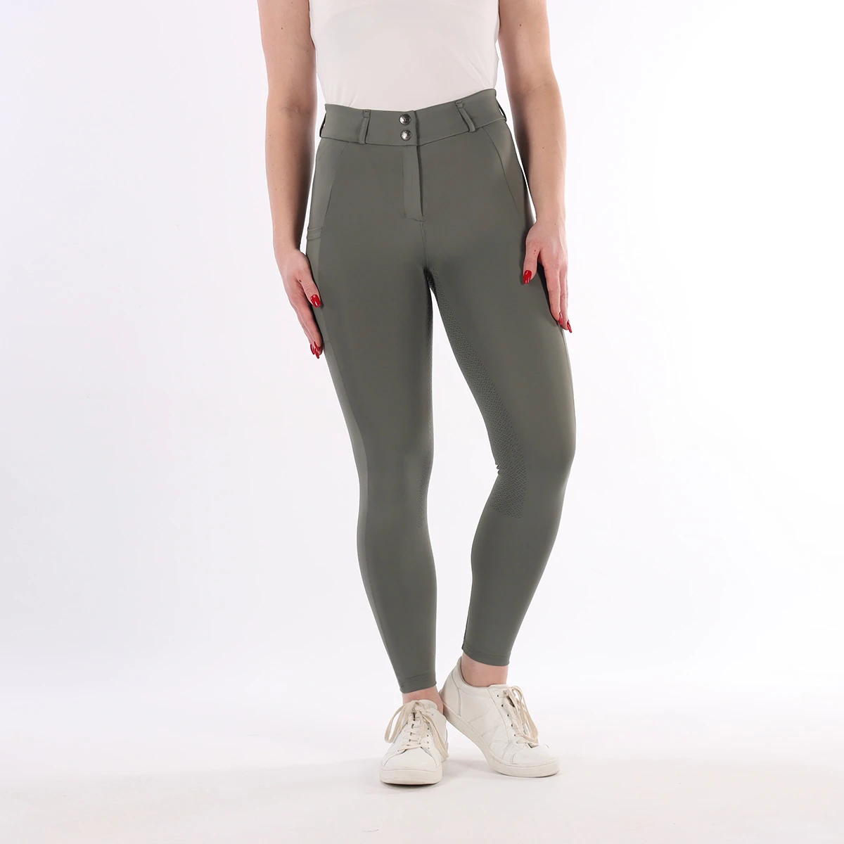 Rijbroek Kingsland KLKaya W F-Tec6 Full Grip Groen 3 Rijbroek Kingsland KLKaya W F-Tec6 Full Grip Groen