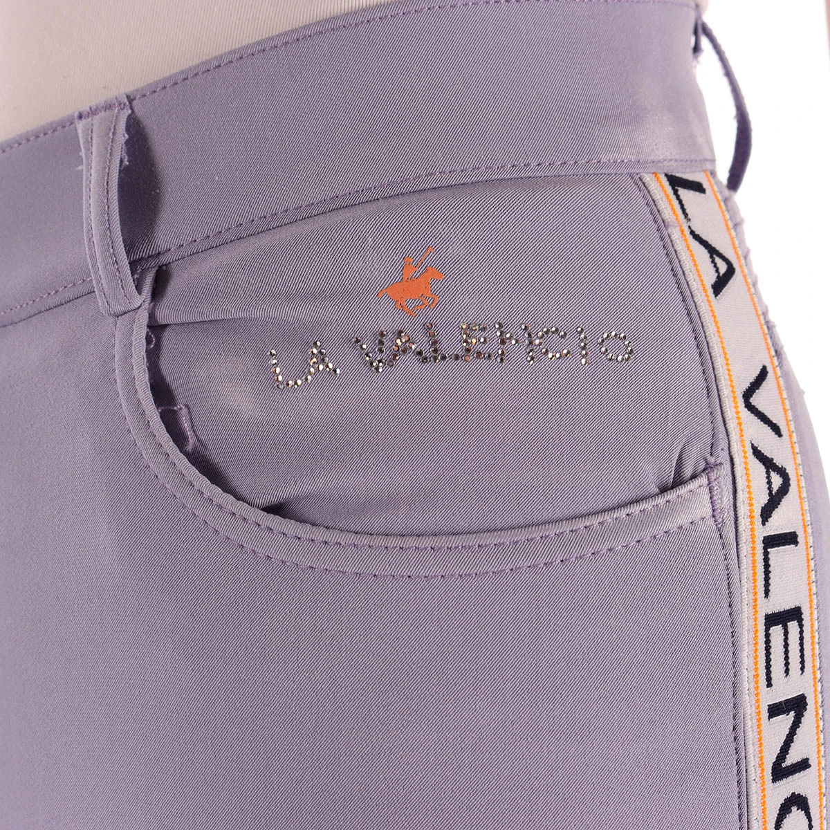 Rijbroek La Valencio LVRiver Full Grip Lichtpaars 6 Rijbroek La Valencio LVRiver Full Grip Lichtpaars - Afbeelding 4