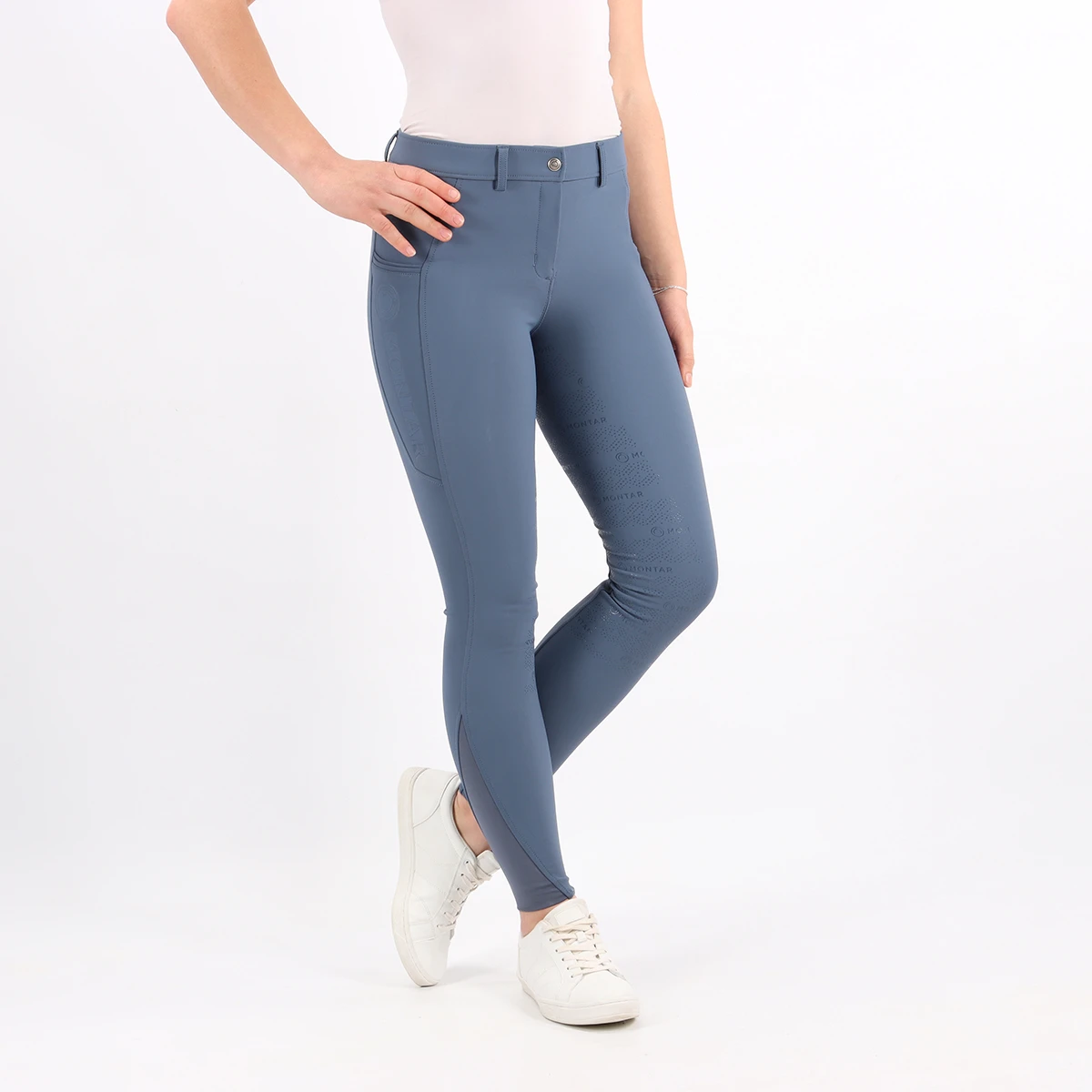 Rijbroek Montar Angela Full Grip Blauw 3 Rijbroek Montar Angela Full Grip Blauw