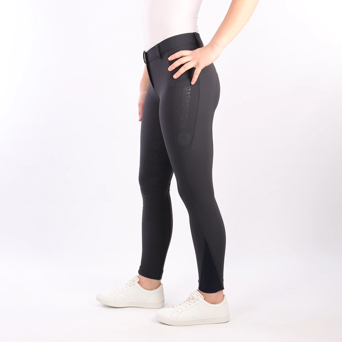 Rijbroek Montar Angela Full Grip Donkerblauw 3 Rijbroek Montar Angela Full Grip Donkerblauw