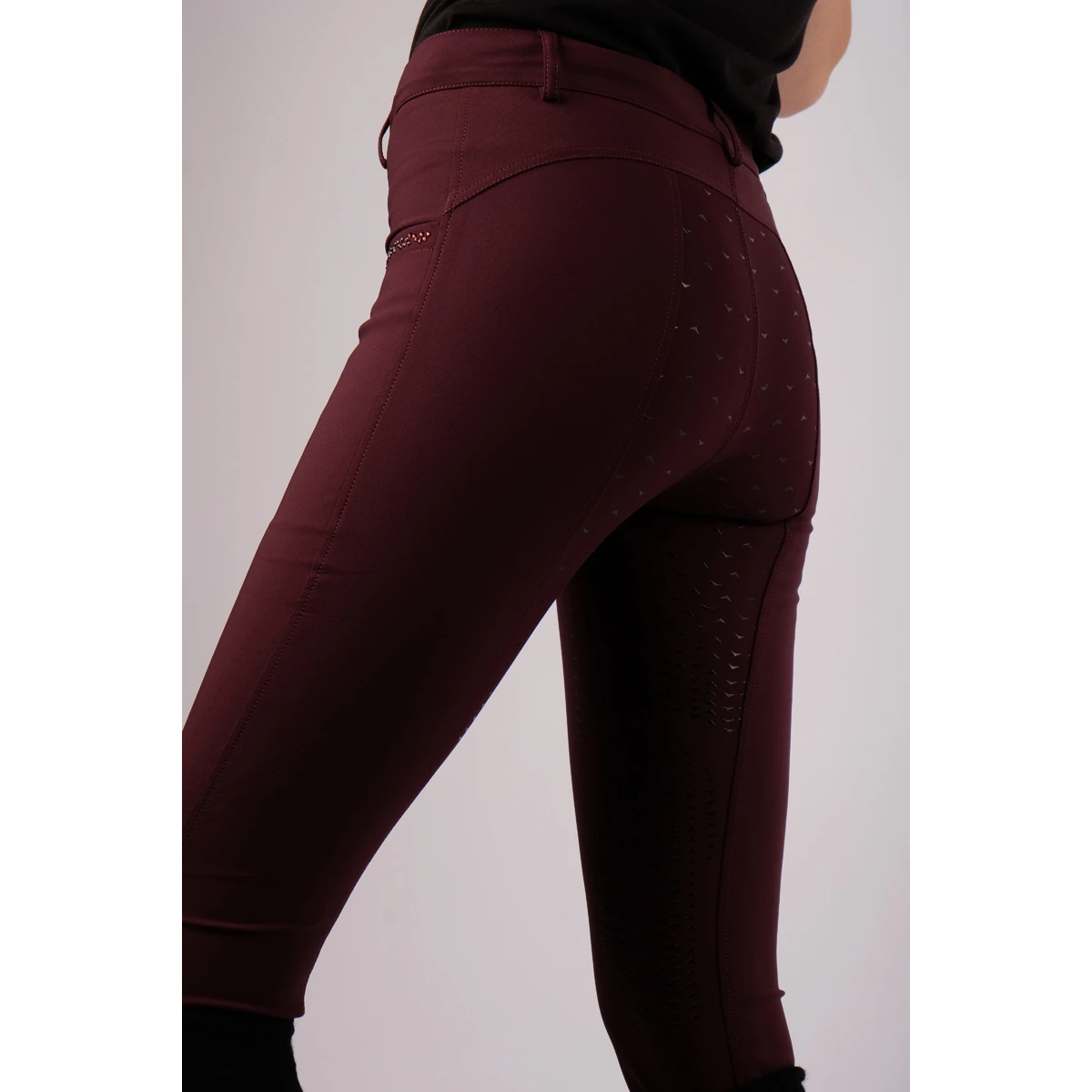 Rijbroek Montar Crystals Full Grip Kids Rood 3 Rijbroek Montar Crystals Full Grip Kids Rood