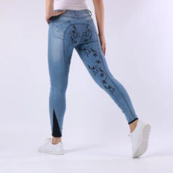 Rijbroek Montar Denim Kids Siliconen Denim