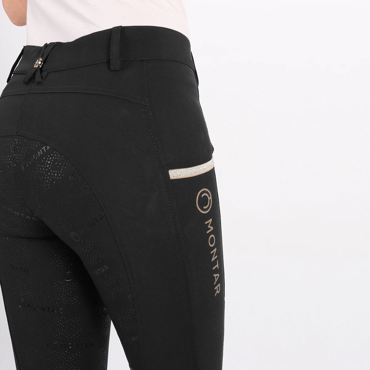 Rijbroek Montar Full Grip Kids Zwart 7 Rijbroek Montar Full Grip Kids Zwart - Afbeelding 5