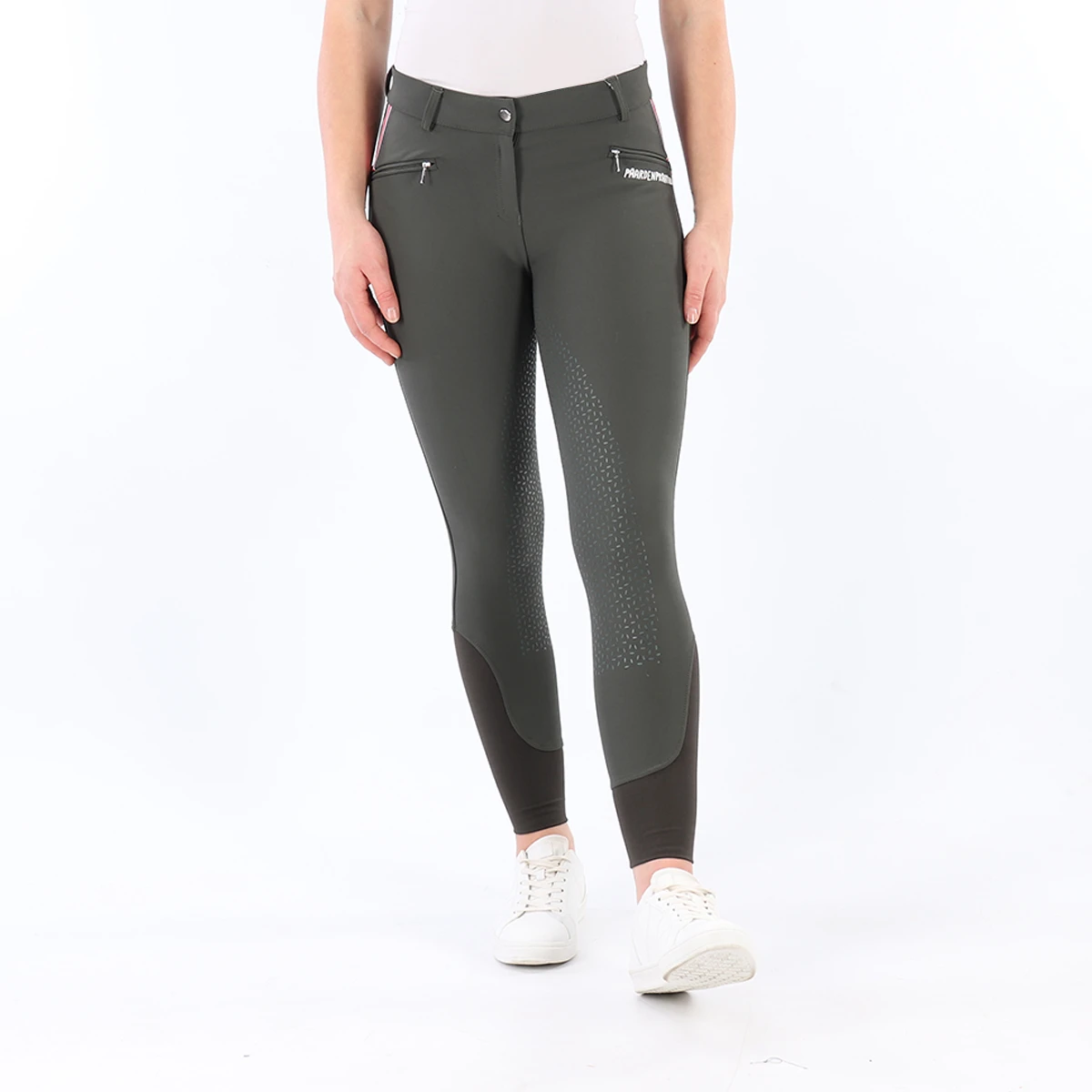 Rijbroek Paardenpraat By Ej 2.0 Full Grip Donkergroen 4 Rijbroek Paardenpraat By Ej 2.0 Full Grip Donkergroen - Afbeelding 2