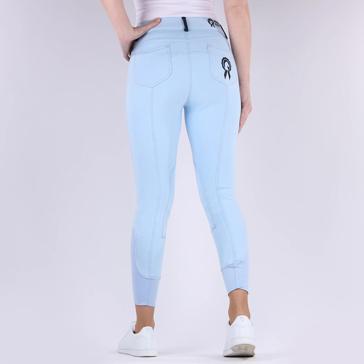 Rijbroek Paardenpraat By EJ Matzy Lichtblauw 3 Rijbroek Paardenpraat By EJ Matzy Lichtblauw