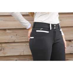 PÉNÉLOPE Rijbroek Pénélope Fun Knie Grip Zwart -Stijlvolle Ruiter rijbroek penelope fun knie grip zwart 1500x1500 125284