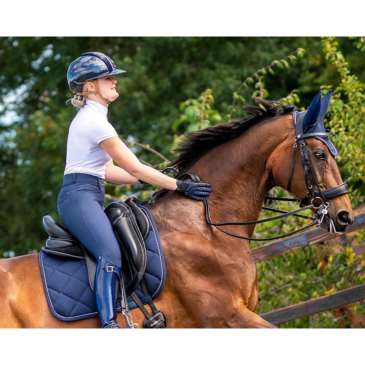 Rijbroek PresTeq PerformNow Full Grip Donkerblauw 7 Rijbroek PresTeq PerformNow Full Grip Donkerblauw - Afbeelding 5