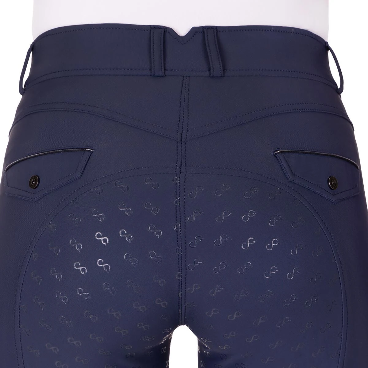 Rijbroek PresTeq PerformNow Full Grip Donkerblauw 11 Rijbroek PresTeq PerformNow Full Grip Donkerblauw - Afbeelding 9