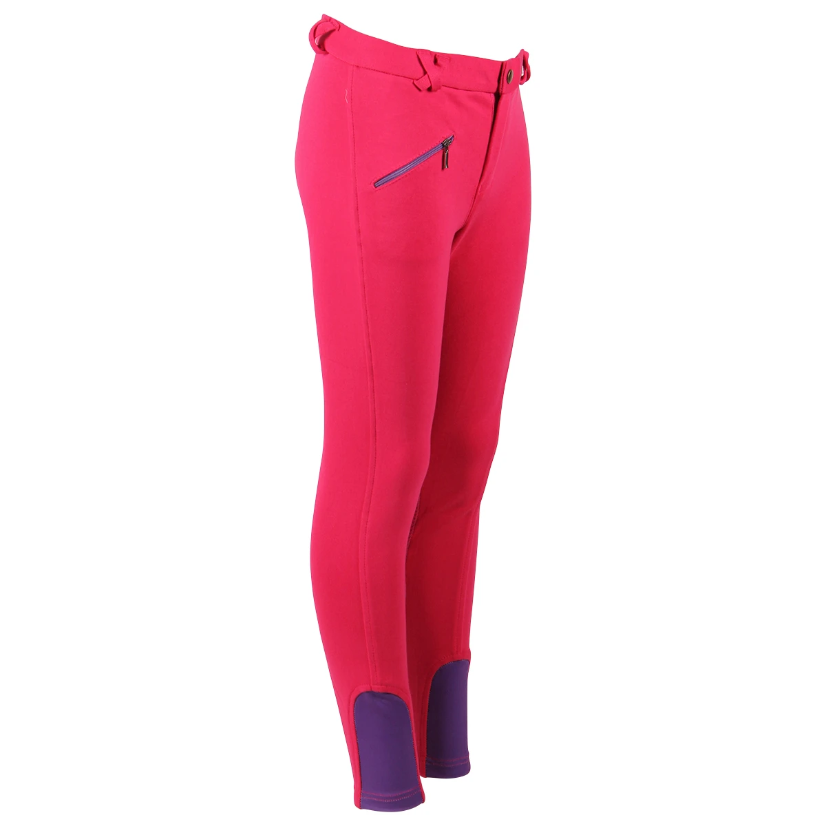 Rijbroek QHP Junior Donkerroze 5 Rijbroek QHP Junior Donkerroze - Afbeelding 3
