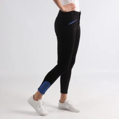 Rijbroek QHP Junior Siliconen Zwart -Stijlvolle Ruiter rijbroek qhp junior siliconen zwart 1500x1500 117265